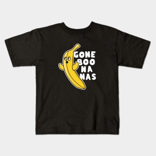 Banana Ghost Gone Boo Nanas Kids T-Shirt